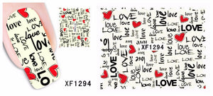 1 Sheet 2017 Top Sell Flower Bows Etc Water Transfer Sticker Nail Art Decals Nails Wraps Temporary Tattoos Watermark Nail Tools